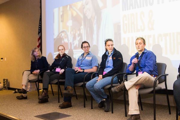 Events featured panel discussion with women working in manufacturing careers