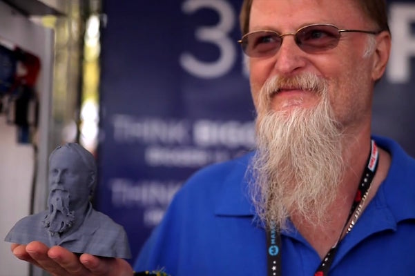 Gorilla Maker founder Glenn Warner showcases his 3D printing capabilities 