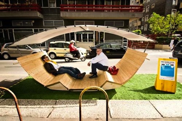 Covington will build 5 parklets (mini-parks in parking spaces) in Spring 2016