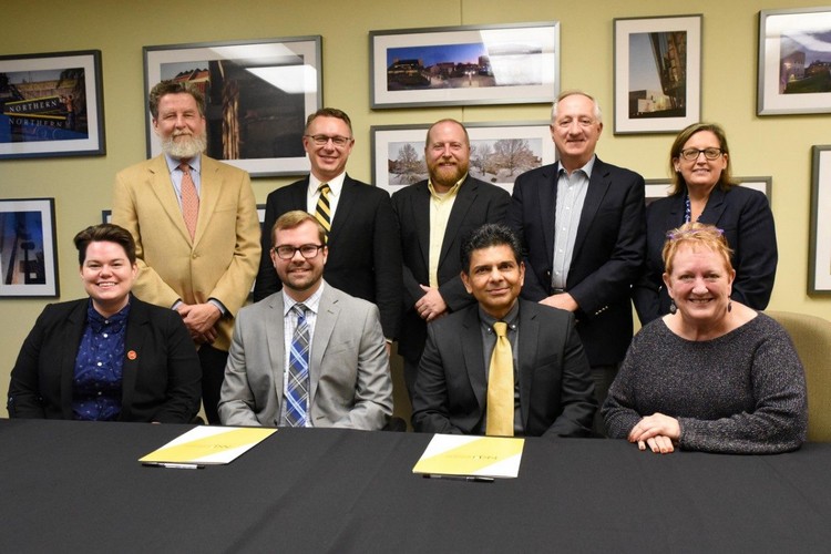The team that created the partnership that is bringing the Governor's School for Entrepreneurship to NKU in 2019.