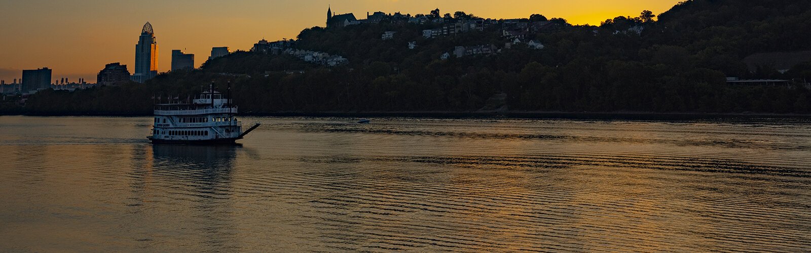 The view from the Bellevue riverfront.