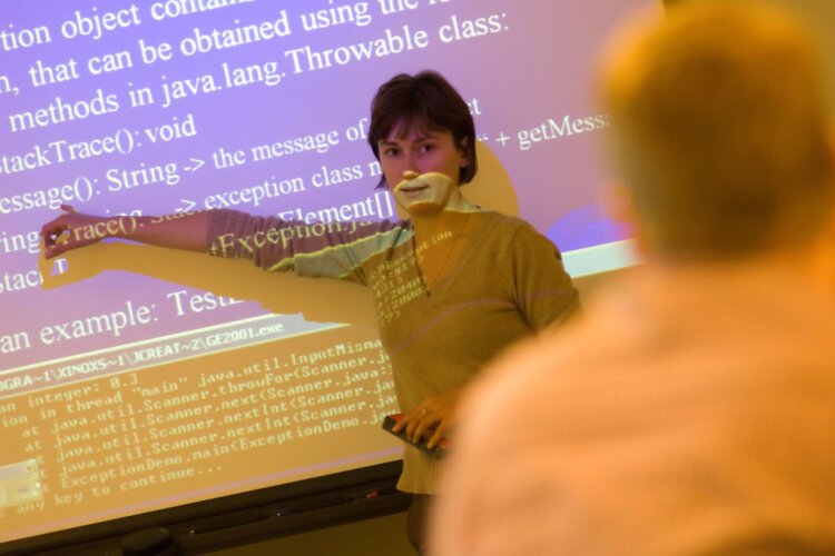 Alina Campan is  NKU's  inaugural STRAWS Professor of Computer Science.