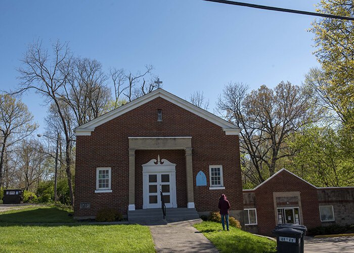 A planned community built with a church.