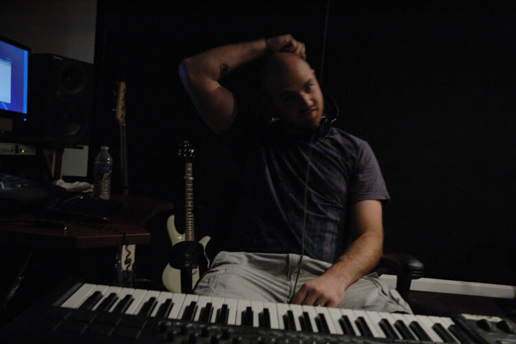 DJ Corbett in his home studio.