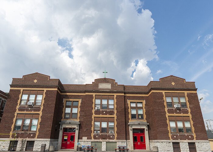 Holy Cross School is a mainstay in Covington's Latonia neighborhood.