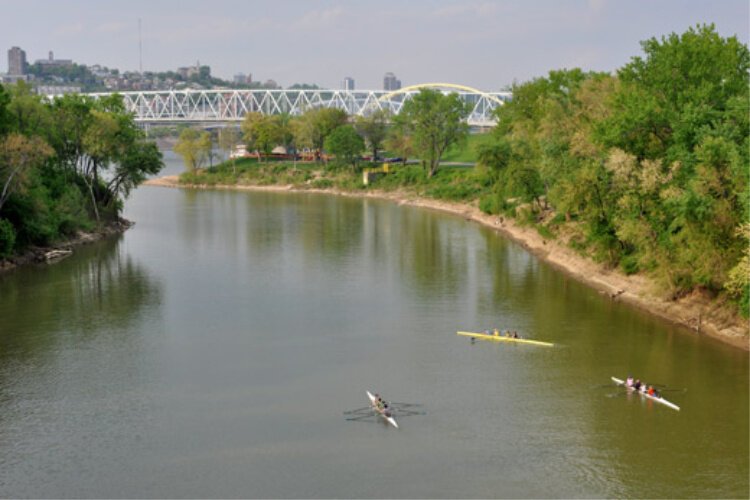 The Licking River drains 3,600 squre miles of the state of Kentucky.