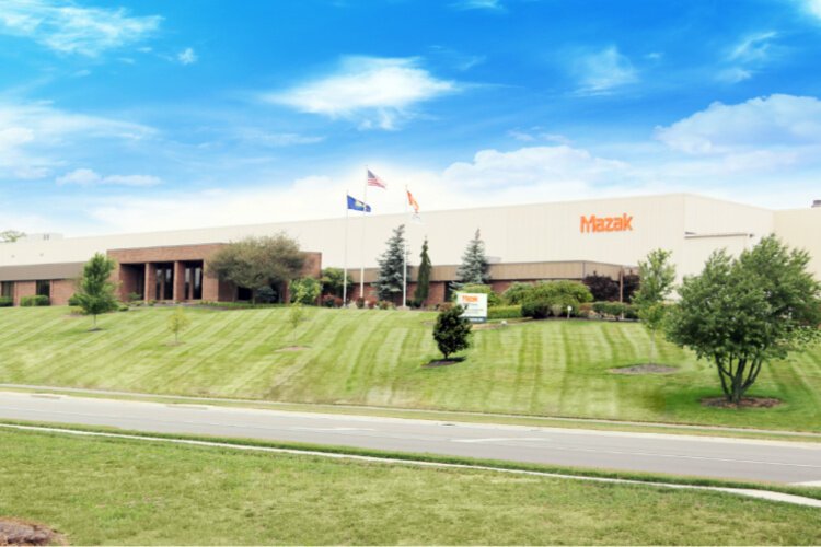 The Mazak campus in Florence has four buildings with more than 800,000 square feet under roof.