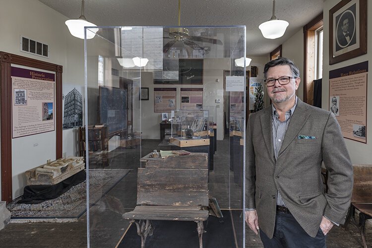 Scott Clark is executive director of the Newport History Museum, formerly the Southgate Street School.