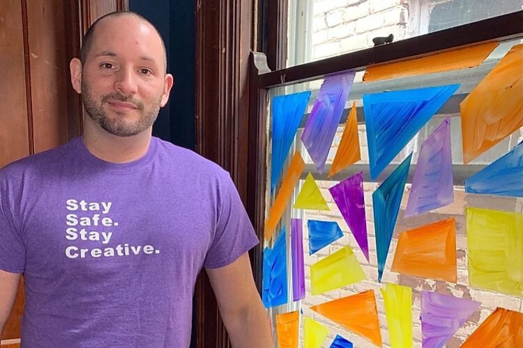 Covington artist Chad Turner has turned to virtual alternatives to teach and create. 