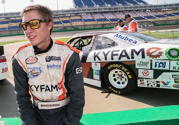 Local business support for NKY FAME comes in all forms, including a Mubea-sponsored racecar driven by Garrett Smithley at KY Speedway July 8