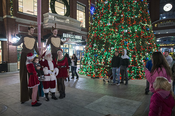 Newport on the Levee will be a popular destination during the holiday season