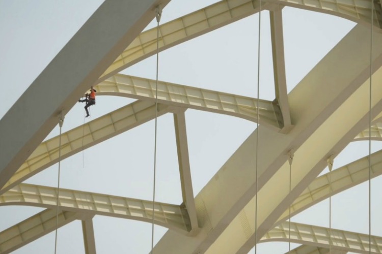 Daniel Carter Beard Bridge rope inspection