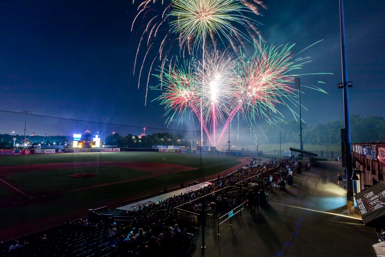 Friday fireworks are a tradition started by Clint Brown.