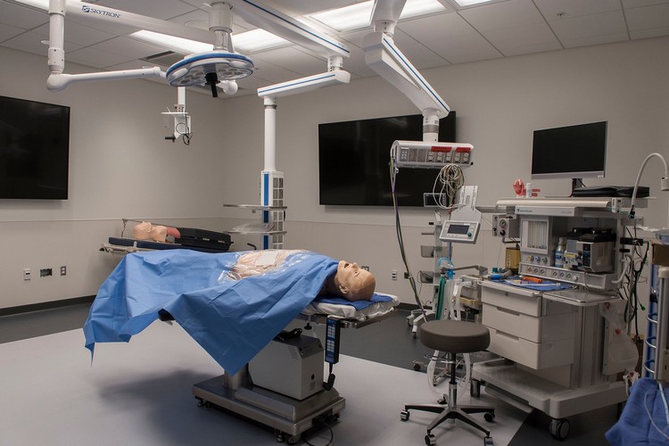 A surgical training suite within NKU's new Health Innovation Center.