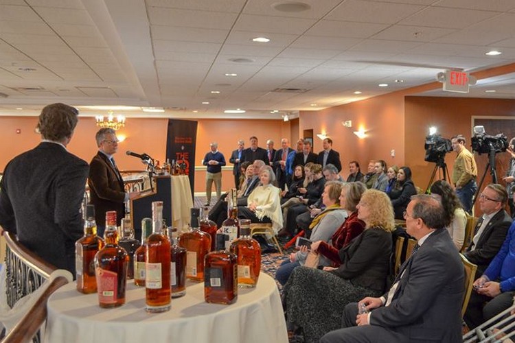 Event co-founder Bill Donabedian speaks at the Kentucky's Edge event announcement.