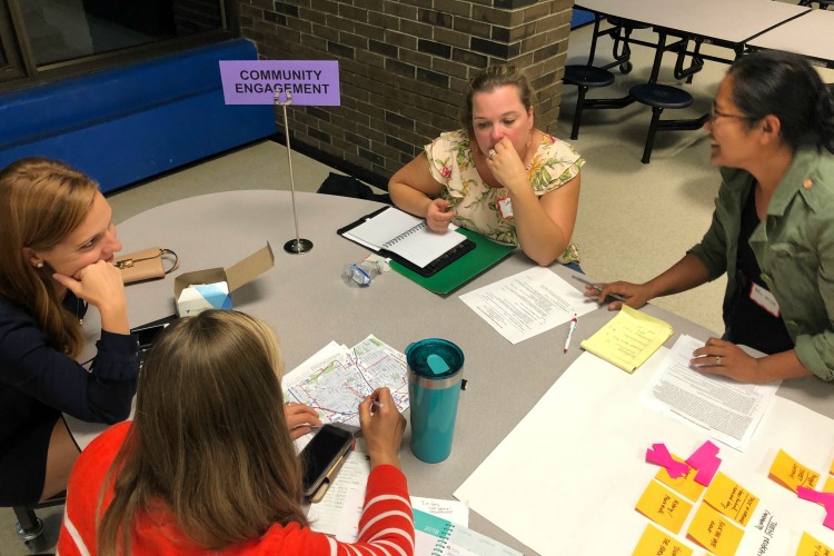 Norwood residents working together towards a community plan.