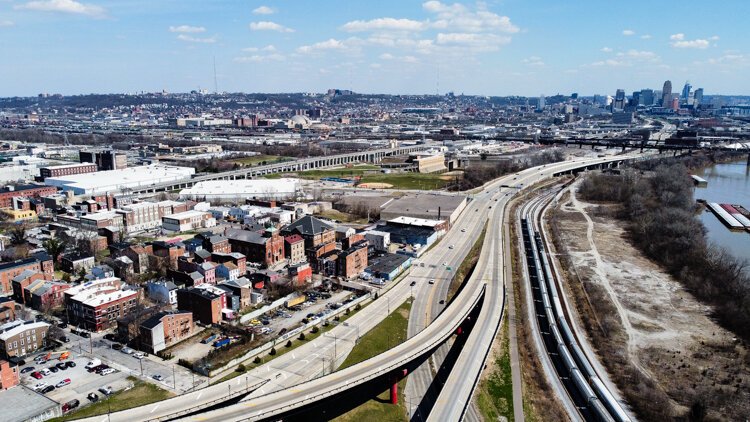 The Lower Price Hill neighborhood.