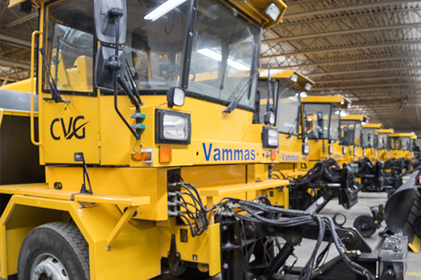 CVG houses multi-function machines to manage snow removal on the 7,500-acre property.