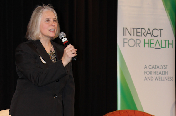 Ann Barnum speaks at the Opiate Summit in February at NKU 