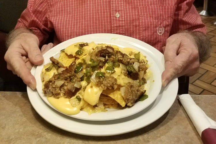 The goetta nachos at Colonial Cottage in Erlanger.