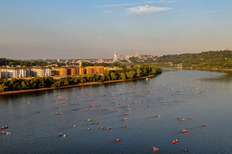 More than 2,000 people participate in Paddlefest.